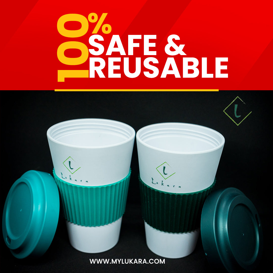 Reusable Bamboo Coffee Cup, Eco-friendly, Sustainable Takeaway Mug to Keep  